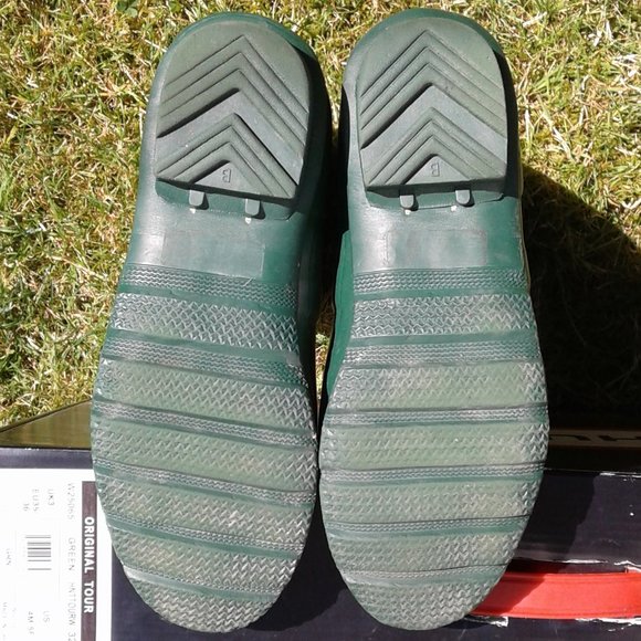 Hunter Dark Green Matte Original Tall Boots W6 - Picture 6 of 6